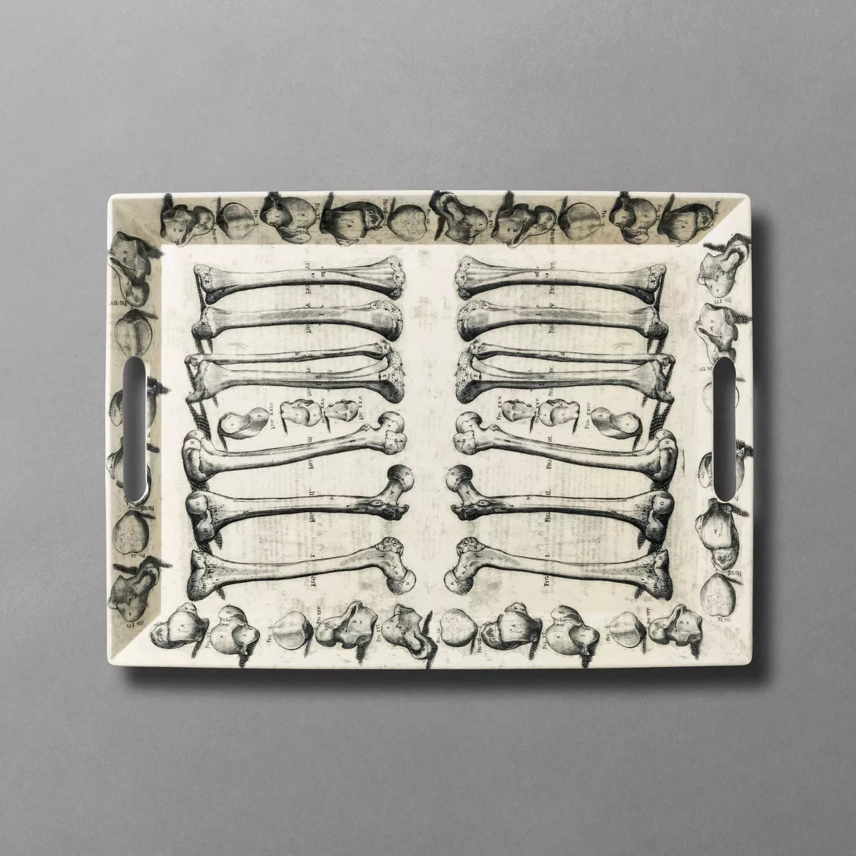 Bone To Pick Rectangle Serving Tray Cream | John Derian - Bon Ton goods