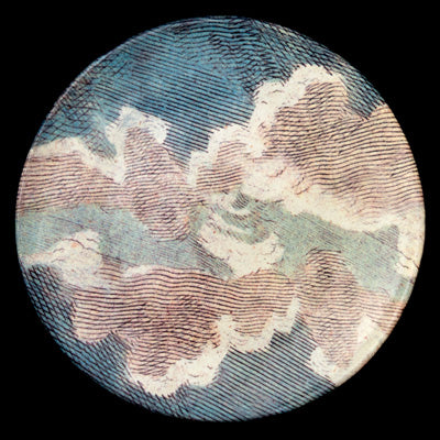 John Derian Small Bison Clouds Plate by Astier de Villatte