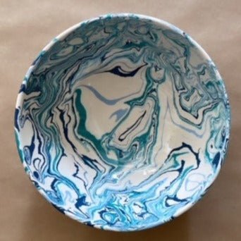 Bora Bora Extra Large Bowl with Foot | Atelier Saint André Perrin - Bon Ton goods