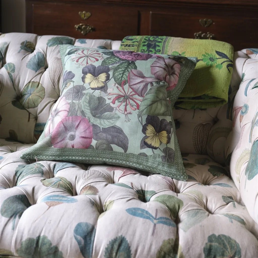 Botany Sage Cushion | John Derian - Bon Ton goods