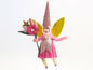 Bouquet Fairy Ornament | Vintage by Crystal Spun Cotton Ornament - Bon Ton goods
