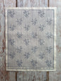 'Boutonnières' Bleu Indigo Handmade Domino Paper | Antoinette Poisson - Bon Ton goods
