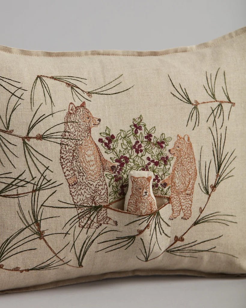 Briar Bears Pocket Pillow - Bon Ton goods
