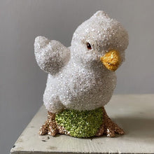 Load image into Gallery viewer, Brilliant White Chick - Glitter Chicken Spreading Wings - Ino Schaller - Bon Ton goods
