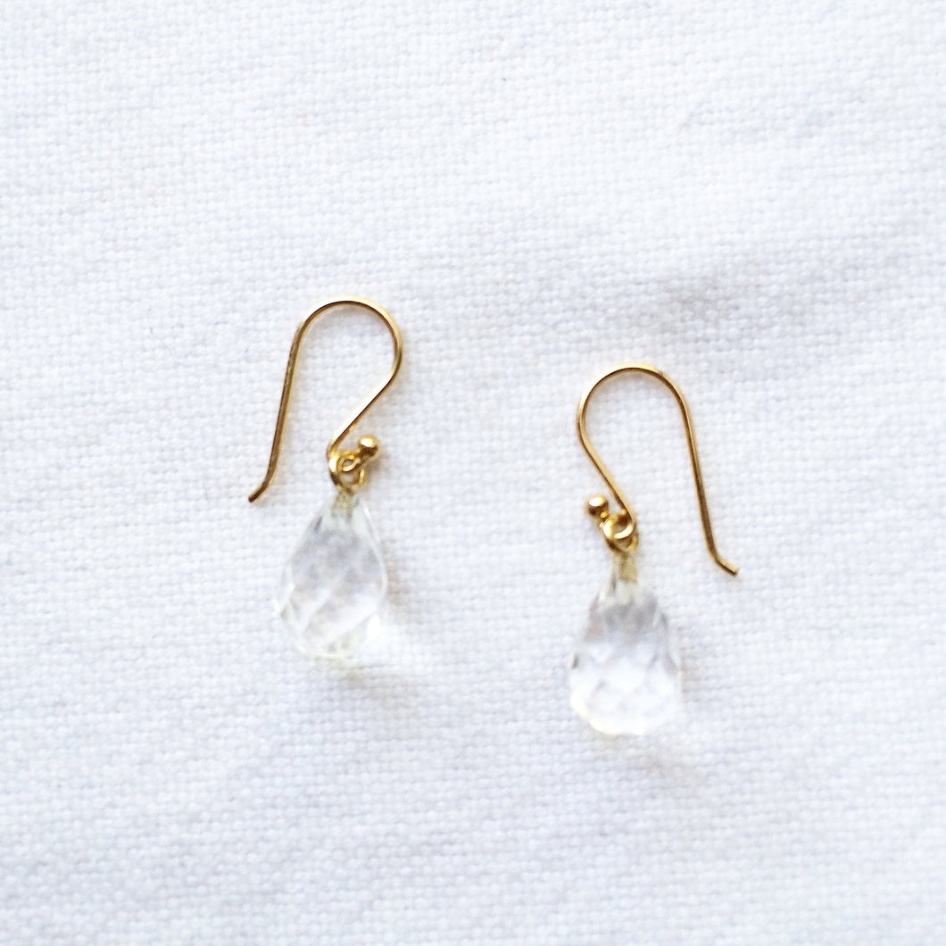 Briolette White Topaz - Bon Ton goods