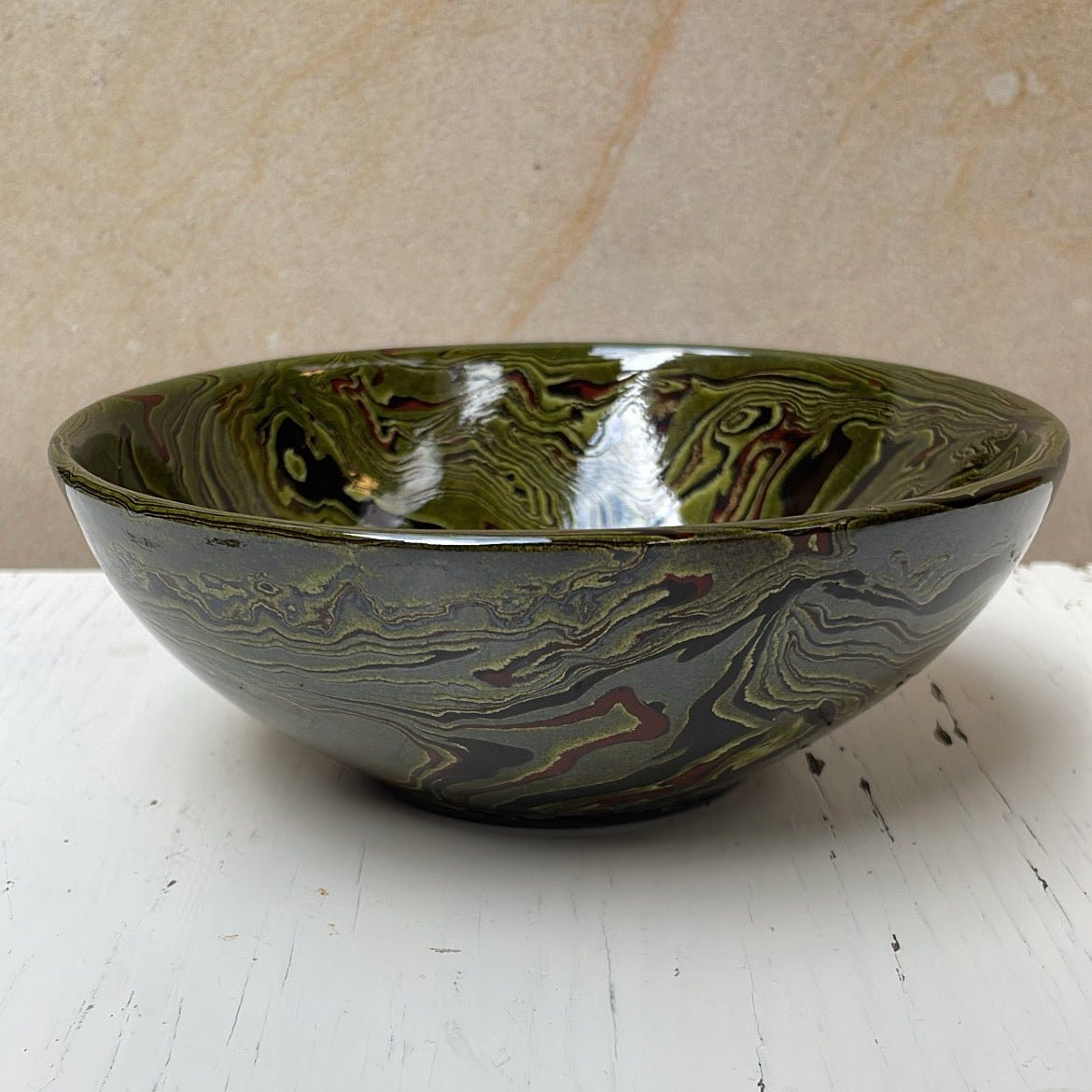 Broceliande Extra Large Bowl with Foot | Atelier Saint André Perrin - Bon Ton goods