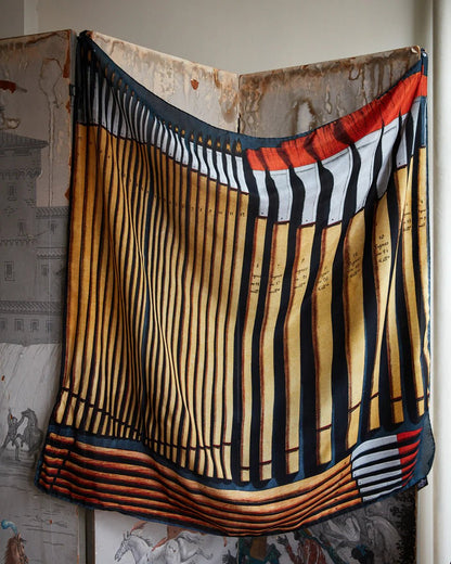 Brosses en Maitre 81 Silk Scarf | John Derian - Bon Ton goods