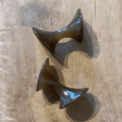 Brown Agate "Bone" Cufflinks | Ted Muehling - Bon Ton goods