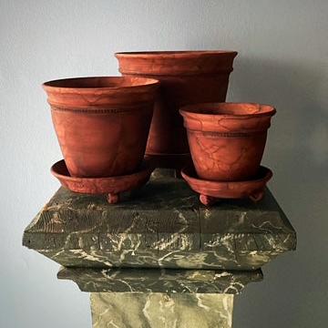 Brown Unglazed Faaborg Pot | Handmade Erik Bendtsen Ceramics - Bon Ton goods