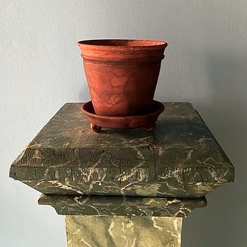 Brown Unglazed Faaborg Pot | Handmade Erik Bendtsen Ceramics - Bon Ton goods