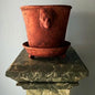 Brown Unglazed Lion Pot with Saucer on Legs | Handmade Erik Bendtsen Ceramics - Bon Ton goods