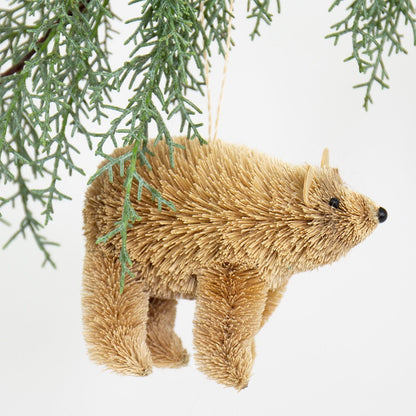 Brush Bear Christmas Ornament by A World of Craft, Swedish-designed handmade Christmas decoration