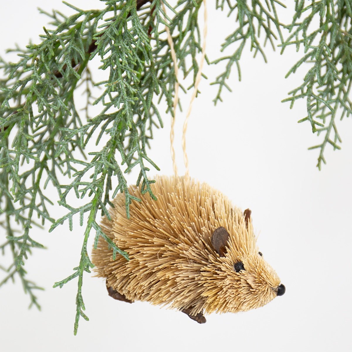 Brush Hedgehog | Christmas Ornament - Bon Ton goods