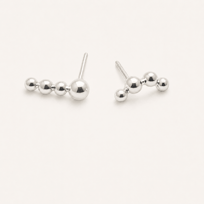 Bubble Earrings Silver | Mikkel Brøgger - Bon Ton goods