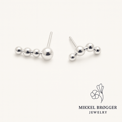 Bubble Earrings Silver | Mikkel Brøgger - Bon Ton goods
