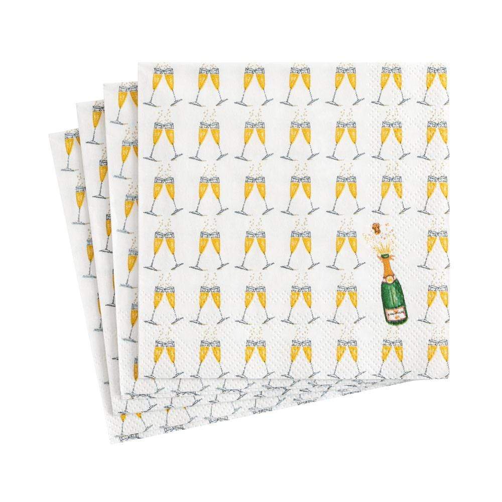 Bubbly Paper Cocktail Napkins | Caspari - Bon Ton goods