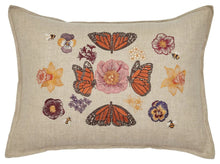 Load image into Gallery viewer, Butterflies and Blooms Pillow - Bon Ton goods
