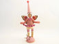Butterfly Fairy Figure | Vintage by Crystal Spun Cotton Ornament - Bon Ton goods