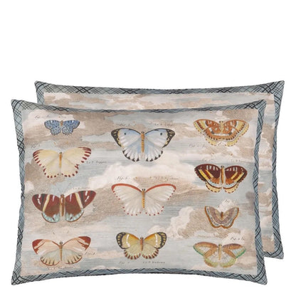 Butterfly Studies - Parchment Cushion | John Derian - Bon Ton goods
