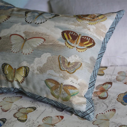 Butterfly Studies - Parchment Cushion | John Derian - Bon Ton goods