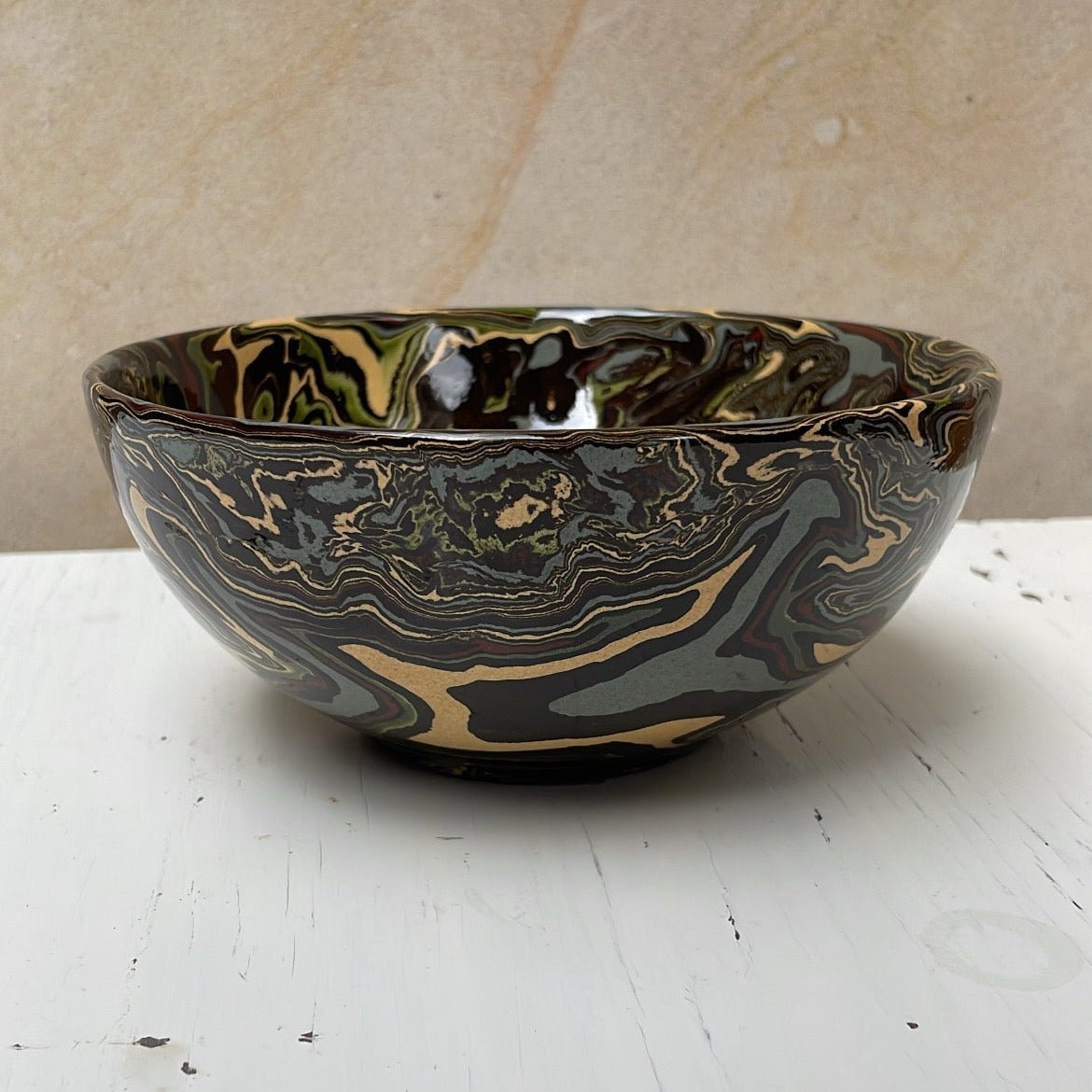 Cachemire Extra Extra Large Bowl with Foot | Atelier Saint André Perrin - Bon Ton goods