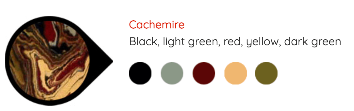 Cachemire “Fabrizio” Dessert Plate | Atelier Saint André Perrin - Bon Ton goods