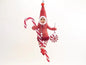 Candy Cane Clinger - Vintage Inspired Spun Cotton | Vintage by Crystal Spun Cotton Ornament - Bon Ton goods