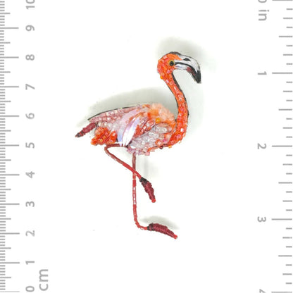 Caribbean Flamingo Brooch Pin | Trovelore - Bon Ton goods