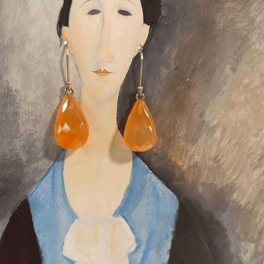 Carnelian Drop Earrings | Ted Muehling - Bon Ton goods