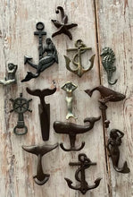 Load image into Gallery viewer, Cast Iron Sea Horse Hook - Vintage - Bon Ton goods
