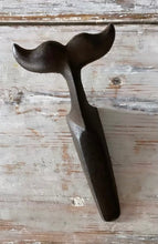 Load image into Gallery viewer, Cast Iron Whale Tail Doorstop - Vintage - Bon Ton goods
