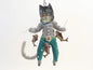 Cat Boy Catching Fish Ornament - Vintage Inspired Spun Cotton | Vintage by Crystal Spun Cotton Ornament - Bon Ton goods