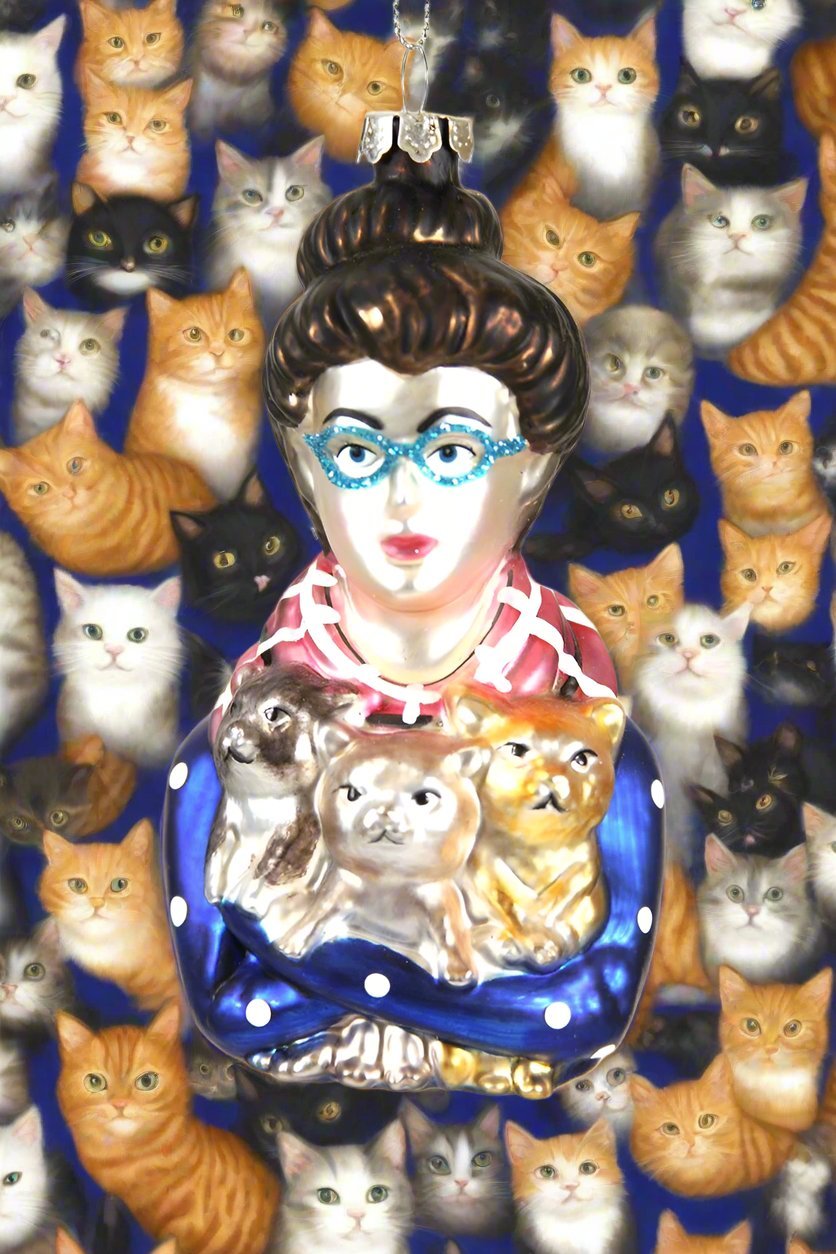 Cat Lady | Christmas Ornament - Bon Ton goods