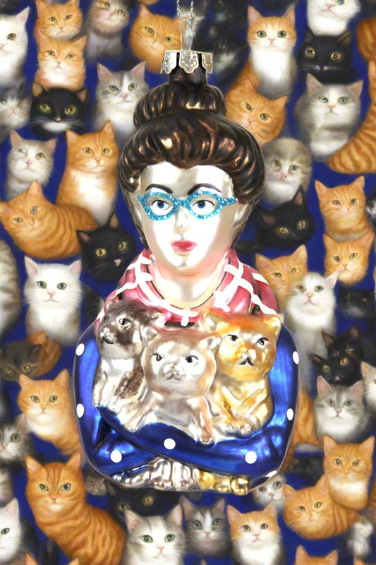 Cat Lady | Christmas Ornament - Bon Ton goods