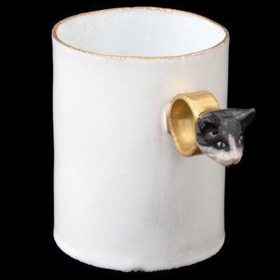 Cat Ring Cup, Serena Carone | Astier de Villatte: Exclusive Pre-Order Item - Bon Ton goods