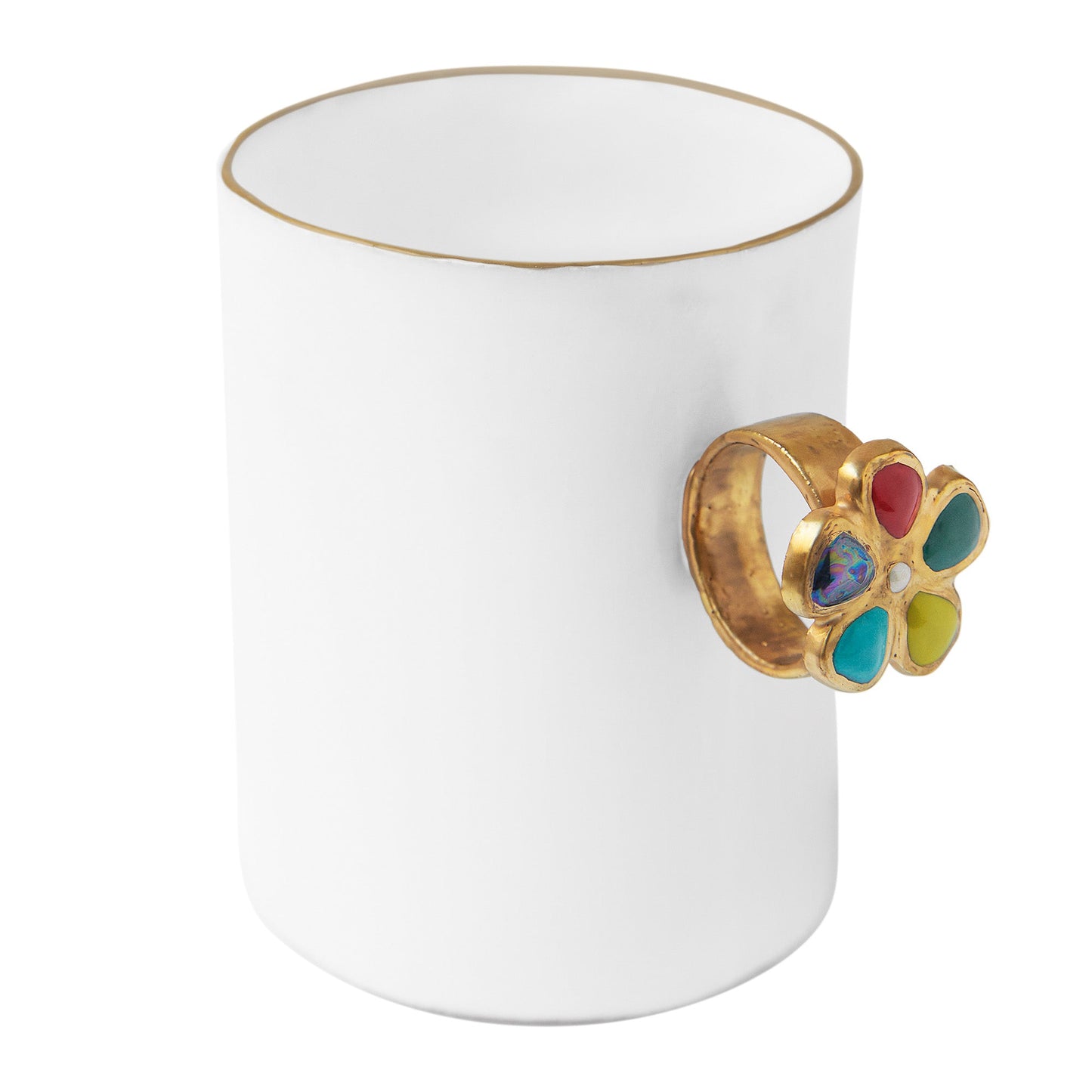 Catherine Ring Cup, Serena Carone | Astier de Villatte: Exclusive Pre-Order Item - Bon Ton goods