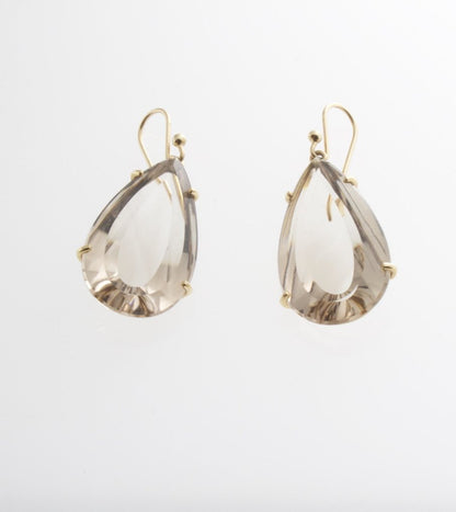Champagne Quartz Earrings | Mikkel Brøgger - Bon Ton goods