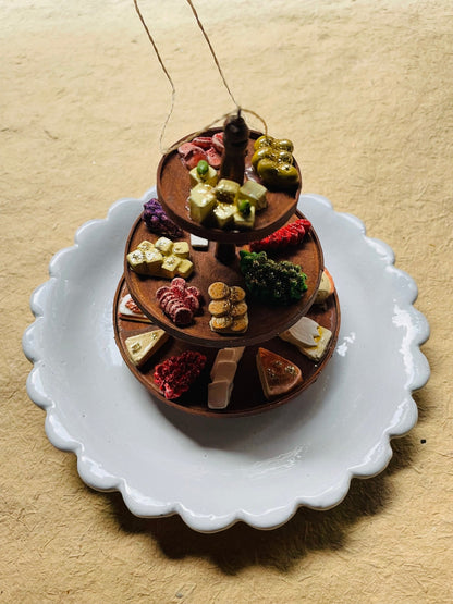 Charcuterie Tiered Tray Ornament - Bon Ton goods