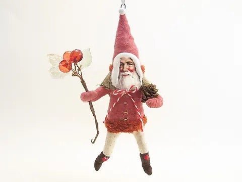 Charming Red Santa - Vintage Inspired Spun Cotton - Bon Ton goods