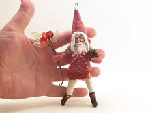 Load image into Gallery viewer, Charming Red Santa - Vintage Inspired Spun Cotton - Bon Ton goods
