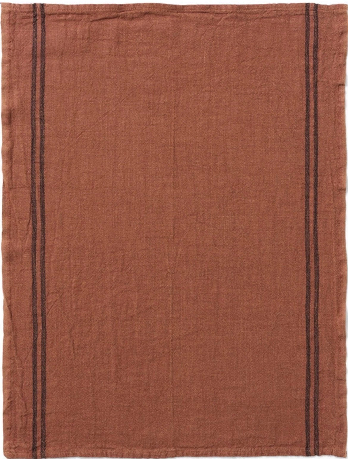 Charvet Country linen tea towel in Fox
