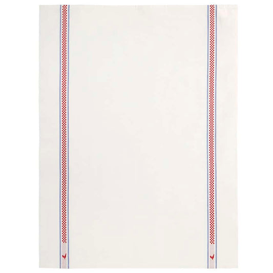 Charvet Éditions cotton Vichy Coq tea towel