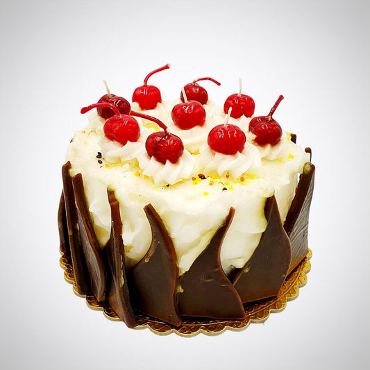 Cherry Cake Wax Candle | Cereria Introna - Bon Ton goods