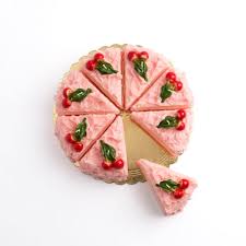 Cherry - Torta/Fette Ciliege Wax Candle - Cake Slice | Cereria Introna - Bon Ton goods
