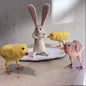Chick Figure - Yellow | Vintage by Crystal Spun Cotton Ornament - Bon Ton goods