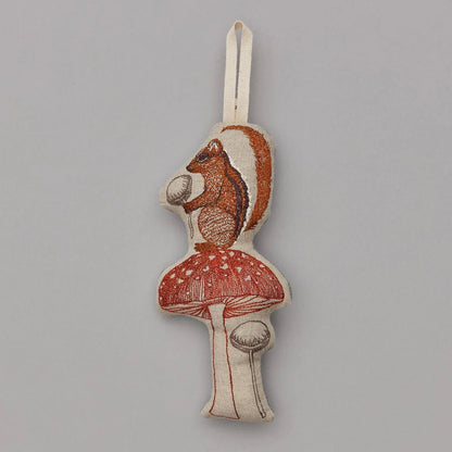 Chipmunk with Mushroom Ornament | Coral & Tusk - Bon Ton goods