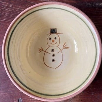 Christmas Bowl Snowman - Bon Ton goods