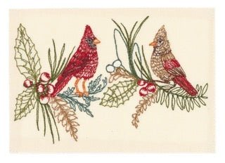 Christmas Cardinals Card - Bon Ton goods