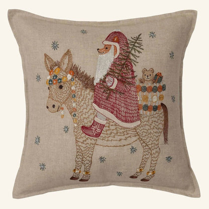 Christmas Donkey Pillow | Coral & Tusk - Bon Ton goods