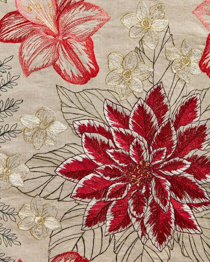 Christmas Flowers Table Runner | Coral & Tusk - Bon Ton goods
